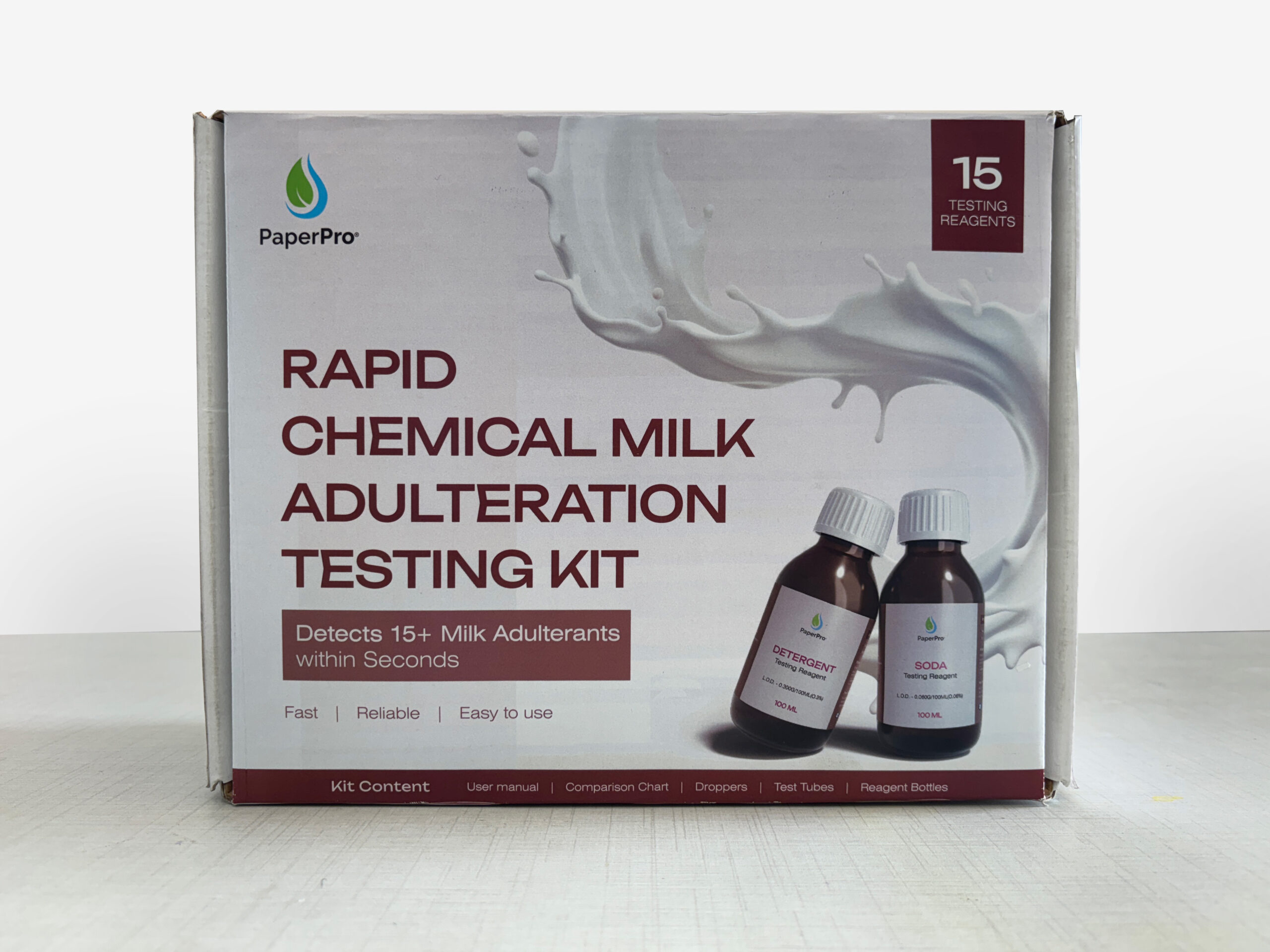 PaperPro - Chemical Rapid Milk Testing Kit