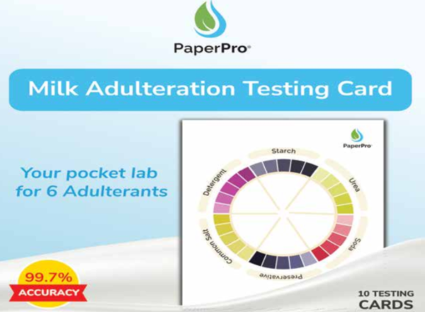 PaperPro - Rapid Milk Testing Card